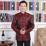 Traditional Men Chinese Cheongsam Pattern Suit Jacket