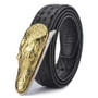 Luxury Leather Designer High Quality Crocodile Men Belt