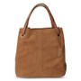 Real Split Suede Leather Leisure Large Top-handle Tote Handbag