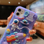 Cute Cartoon 3D Space Astronaut Case For iPhone Dream Moon Phone Cases