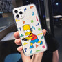 Funny Simpson Eat Apple Logo Phone Cases For iPhone 11 Pro Max