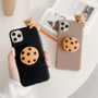 3D Cartoon Biscuit Bear Doll holder Phone Case for iPhone
