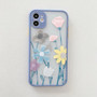 Cute Watercolor Flower Phone Case For iPhone 11 Pro Max