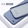 Liquid Silicone Phone Case For iPhone 12 mini Candy Color Matte Phone Cover