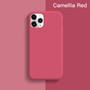 Liquid Silicone Phone Case For iPhone 12 mini Candy Color Matte Phone Cover