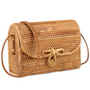 Women's Boho Handmade Straw Summer Beach Crossbody Bag