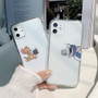 Cute Cartoon Cat & Mause Case for iPhone Funny Phone Cover