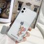 Cute Cartoon Cat & Mause Case for iPhone Funny Phone Cover