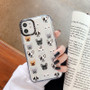 Transparent Cute Cartoon Dog Phone Case for iPhone