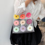 Flower Clear Shopping Bag Transparent Beach Bag Jelly Tote