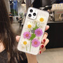 Dried Real Flower Phone Case For iPhone 11 Pro Max XR X XS Max 7 8 6S Plus