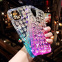 Glitter Bling Transparent Phone Case 3D Diamond iPhone Cover