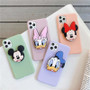 3D Cute Silicone Duck Mouse Cartoon iPhone Case with Popsocket