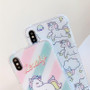 Cute Cartoon Unicorn Phone Case Shiny Laser iphone Cover