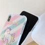 Cute Cartoon Unicorn Phone Case Shiny Laser iphone Cover