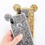 Mickey Minnie Phone Cases Glitter Sequin iPhone Silicone Cover