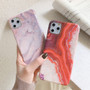 Candy Color Marble iPhone Case