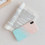 Candy Color Marble iPhone Case Matte Phone Cover