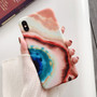 Artistic Touch of Nature Colorful Amber Marble iPhone Case