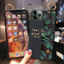 Flower iPhone Case Cute Cat Cartoon Phone Case & Strap