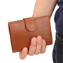 Vintage Men Wallet Genuine Cowhide Short Wallets Purse Card Holder