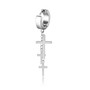 Bangtan Boys BTS Style Titanium Steel Tassel Chain Cross Earrings