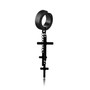 Bangtan Boys BTS Style Titanium Steel Tassel Chain Cross Earrings