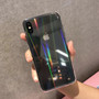 Rainbow Laser iPhone Case Luxury Colorful Transparent Phone Cases
