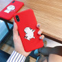 Soft Silicone Cartoon Funny Phone Cases Candy iPhone X XR XS Max Cover