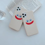 Funny Cartoon Phone Cases Cute Smiley Face iPhone Case Fundas Coque