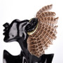 Unique Vintage Punk Ear Cuff Clip Unisex Big Feather  Costume Earrings