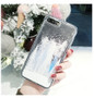 Luxury Glitter Snowflake iPhone Case 3D Dynamic Liquid Transparent Phone Case