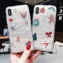 Glitter Liquid Christmas Case iphone Dynamic Liquid Quicksand Phone Cases