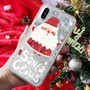 Glitter Quicksand Case iPhone X XR XS MAX Christmas Winter New Phone Cover