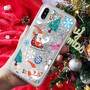 Glitter Quicksand Case iPhone X XR XS MAX Christmas Winter New Phone Cover