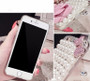 Pearl Rhinestone Diamond Crystal Glitter Phone Case luxury IPhone Case