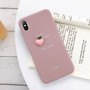 Candy Color Matte Phone Case Cute 3D Avocado Letter iPhone Case