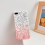 Gold Phone Cases Shiny Rose Flowers Cover For iPhone 11 Pro MAX