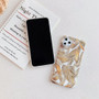 Luxury Plating Banana Leaf Gold Phone Cases For iphone X XS MAX XR