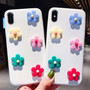 Luxury 3D Flower Phone Cover Cute Color iPhone X XS MAX XR Case