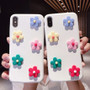 Luxury 3D Flower Phone Cover Cute Color iPhone X XS MAX XR Case