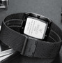 Top Brand Luxury Analog Quartz-Watch Waterproof Square Mens Watches