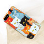 Colorful Cartoon Cat Phone Case Luxury Cute  iPhone Cases