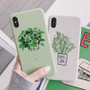 Fashion Summer Fresh Leaf Case For iPhone Cute Phone Cases