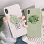 Fashion Summer Fresh Leaf Case For iPhone Cute Phone Cases