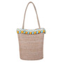 Women's Fashion Straw Handbag Casual Summer Shoulder Bag