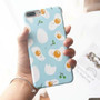 Cute Cartoon Egg Phone Cases Funny iPhone Matte Back Cover