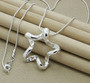 Fashionable Shaped Starfish Pendant with Snake Chain Necklace: Hutzell