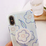 Laser Aurora Flower iPhone Case Cute Phone Cases and Holder