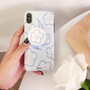 Laser Aurora Flower iPhone Case Cute Phone Cases and Holder